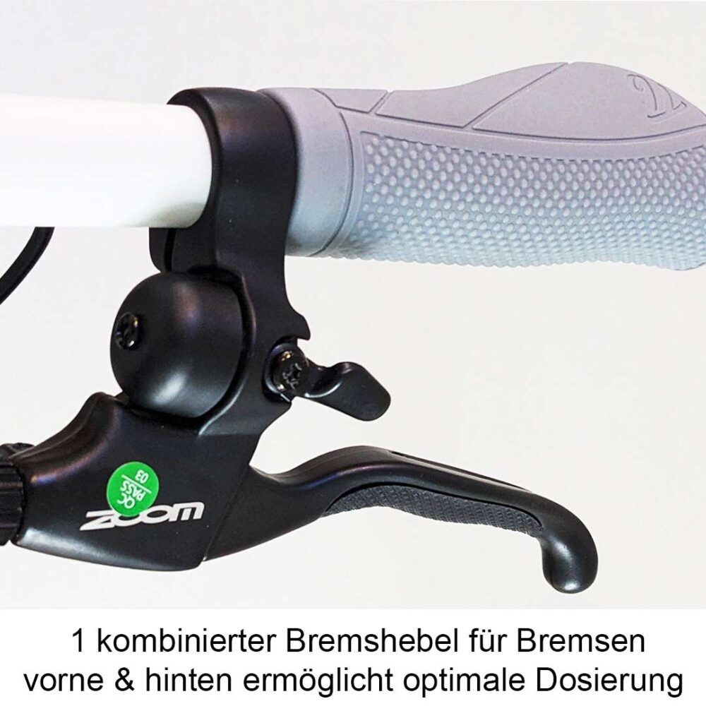 bremshebel am lenker mit fahrradglocke elektroroller Trittbrett Emma eScooter