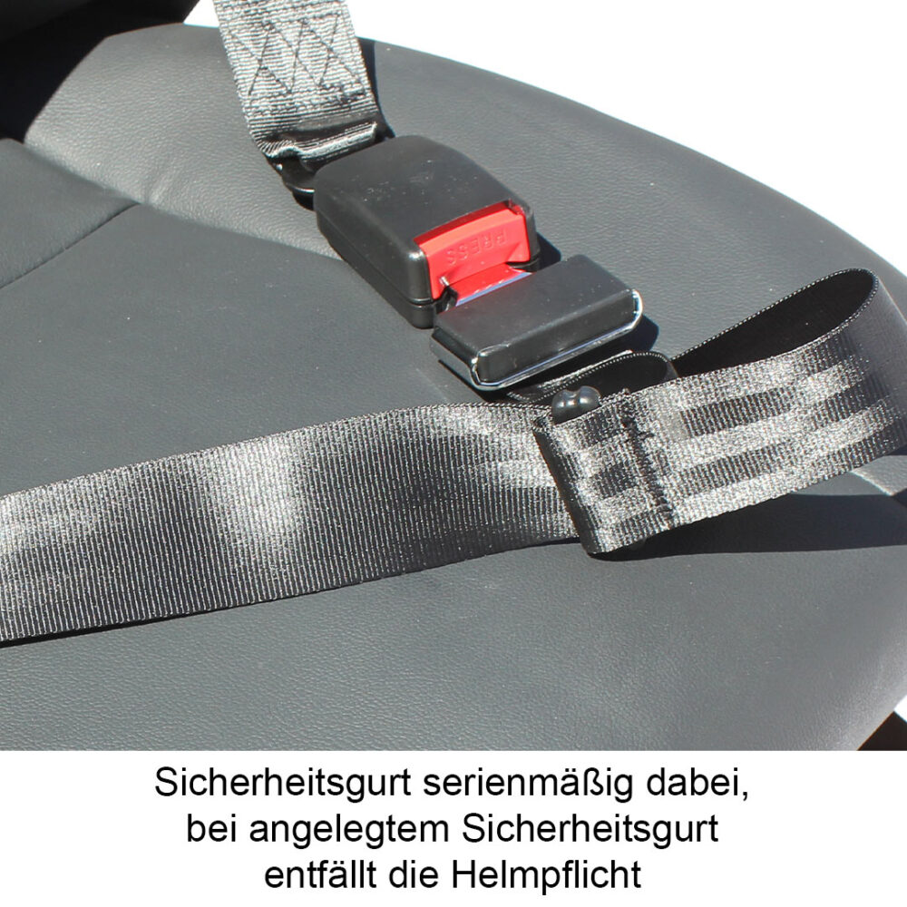 Sicherheitsgurt von Eco Engel 540 Seniorenmobil mit elektromagnetischer Bremse