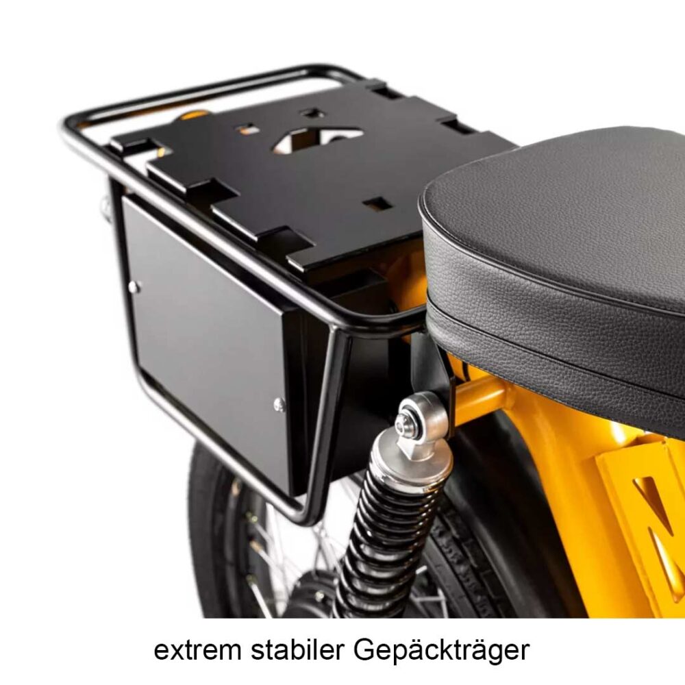 Gepäckträger von Mopedix Electrix 45er eRoller eMoped